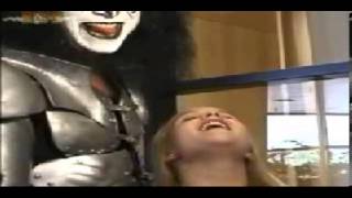 Kiss  Gene Simmons Puts His Tongue In A Girls Mouth [upl. by Marybeth]