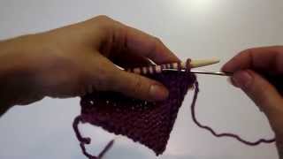 How To Knit Sewn CastOff aka Sewn BindOff [upl. by Enninaej]