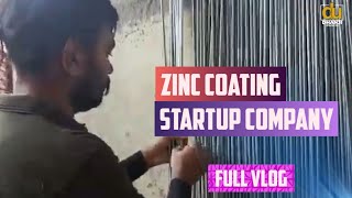 Zinc Coating on Iron Rods  New Startup Business  Dhanji Upadhyay  First Time on YouTube Channel [upl. by Mixie]