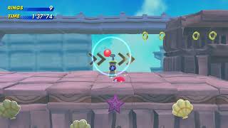 Sonic Superstars Switch  Lagoon City Act 2  Boss Skip Water [upl. by Bik]