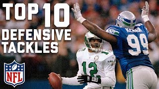 Top 10 Defensive Tackles of All Time  NFL Highlights [upl. by Elleon]