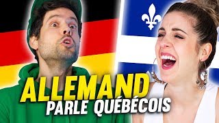 UN ALLEMAND APPREND À PARLER QUÉBÉCOIS EN 5 MIN  DENYZEE [upl. by Sholem603]