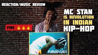 MC STAN 👽  TADIPAAR ReactionMusic Review 1 [upl. by Bjorn]