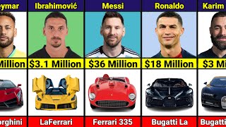 Most EXPENSIVE Car Of Famous Football Players [upl. by Ttekcirc]