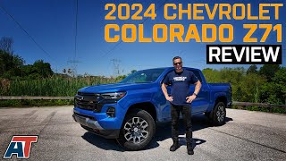 New 2024 Chevy Colorado Z71 Review  A Mighty MidSized Truck [upl. by Dewie]