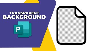 How to add transparent background in Publisher [upl. by Baxter]