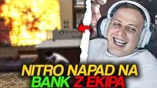 NITRO NAPAD NA BANK Z EKIPĄ  GTA RP [upl. by Notserp]