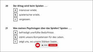 Mit Erfolg zum B2 Goethe 2024  ÖSD Zertifikat B2 Lesen  Deutschübungs B2 mit Lösungen [upl. by Bird770]