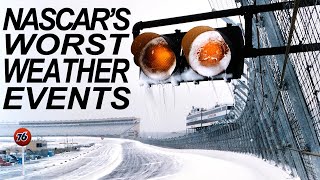 NASCARs Worst Weather Moments [upl. by Fisa687]