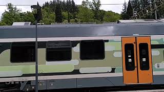 Trasporto Ferroviario Toscano ETR425 055 a Pratovecchio Stia 02052024 [upl. by Grath]