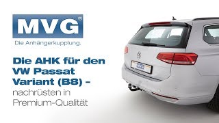 Die abnehmbare Anhängerkupplung für den VW Passat Variant B8 [upl. by Illac224]