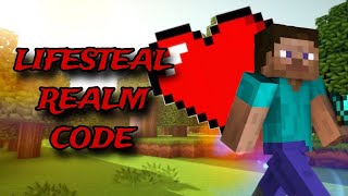 120 BEST LIFESTEAL REALM CODE FOR MINECRAFT BEDROCK EDITION [upl. by Oliva603]