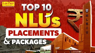 Top 10 NLU in India Placement and Packges  CLAT 2025  Best National Law Universities [upl. by Can]