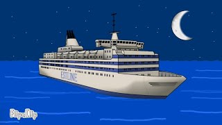 ⚓SHIP MS Estonia Sinking FlipaClip🚢 [upl. by Akissej516]