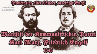 Karl Marx Friedrich Engels Manifest der Kommunistischen Partei 1848 Hörbuch Deutsch [upl. by Steen]