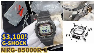 3100 GShock IS made of Cobarion 25 piece Bezel and High End Finishes  MRGB5000R1 Review [upl. by Atronna248]