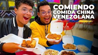 PROBANDO COMIDA CHINA VENEZOLANA DE LA ARROZERIA [upl. by Sairacaz]