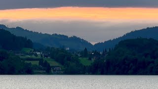 Breathtaking Sunset Over Lucerne Switzerland 2024 🌅🇨🇭 [upl. by Eiramnna]