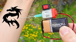 Construí la MÁQUINA de TATUAJES Definitiva FUNCIONA 💉😲 [upl. by Loveridge]