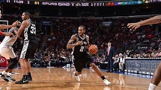 Kawhi Leonard Leads Spurs to Victory with DoubleDouble [upl. by Llen]