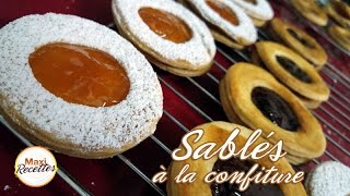 صابلي روعه يذوب بالفم  Recette des sablés a la confiture [upl. by Mackey]