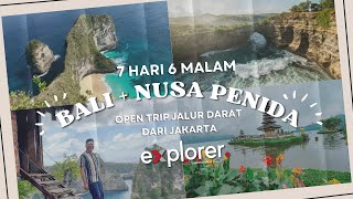 KE BALI  NUSA PENIDA 7 HARI 6 MALAM JALUR DARAT DARI JAKARTA [upl. by Bible]