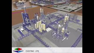 Rare Seen 3D Olefins Refinery Plant Model [upl. by Danae713]