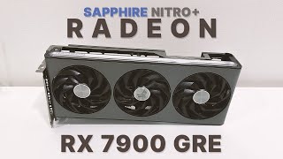 SAPPHIRE RADEON RX 7900 GRE Nitro Review  7900 GRE Undervolting [upl. by Naelcm70]