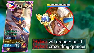 HOW TO COUNTER SUPER AGGRESSIVE META HYLOS IN THIS NEW PATCH GRANGER META DESTROYER BUILD  MLBB [upl. by Jillane]