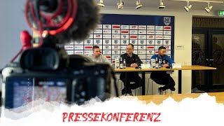 PRESSEKONFERENZ NACH DEM SPIEL  SV Babelsberg 03 vs Greifswalder FC [upl. by Akineg]