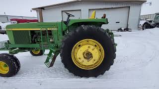 1976 JOHN DEERE 4030 2WD OPEN STATION TRACTOR  2 [upl. by Einnaj]