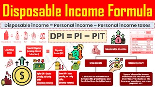 Disposable Income Formula  Definition Meaning Calculation Formula Explained [upl. by Essie]