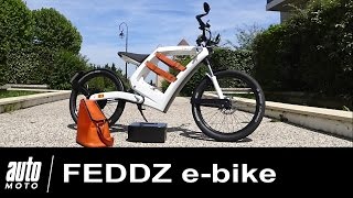 FEDDZ ebike Mobylette électrique sans permis ESSAI AUTOMOTOCOM [upl. by Ellened202]