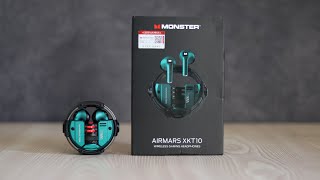 Monster XKT10 UNBOXING  Wireless Bluetooth Gaming Earbuds [upl. by Aled]