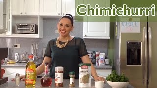 Chimichurri Casero  Receta deliciosa fácil y rápida  Cocinando con Pamela  Episodio 9 [upl. by Settera]