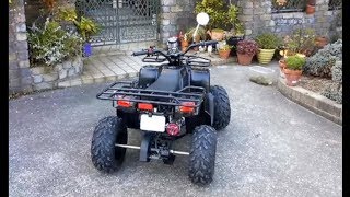 【四輪バギー】China QUAD 50cc ATV test run 「中華バギーの試走」 [upl. by Enner56]