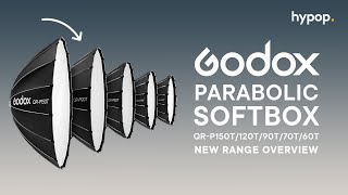 Godox Parabolic Softbox New Range Overview amp Comparison  QRP150T 120T 90T 70T 60T [upl. by Boland302]