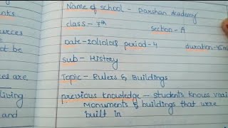 History lesson plan set lesson plan lesson plan on rulers and buildings bed lesson plan [upl. by Anairuy940]