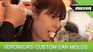 Custom Ear Impressions Molding Veronicas New Plugs [upl. by Ashia529]