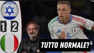 IsraeleItalia di calcio tutto normale [upl. by Enelehcim]