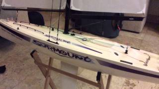 Upgrading sail winch system on the Surmount RC sailboat [upl. by Noxin]