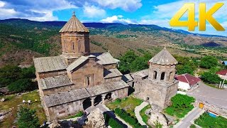 Zarzma Monastery  ზარზმის მონასტერი  Монастырь Зарзма   4K aerial video footage DJI Inspire 1 [upl. by Neelyak]