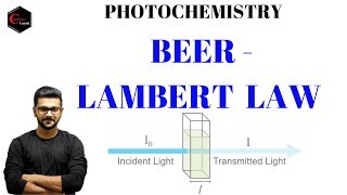 PHOTOCHEMISTRY  BEERLAMBERT LAW  BSc  MSc  NET  GATE  IIT JAM [upl. by Ecinrev]