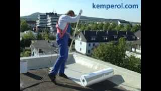 Waterproofing of flat roof with KEMPEROL [upl. by Anu347]