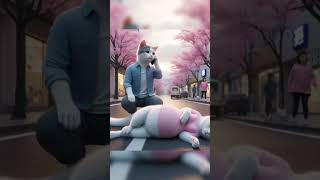 Cat Sad story cats petpaws animalvideo shorts ytshorts [upl. by Jessalin]