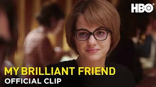 Pietro Shares an Announcement  My Brilliant Friend Season 3  HBO [upl. by Initof571]