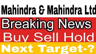 mampm share latest newsmampm ltd share analysismahindra and mahindra share price [upl. by Ogires777]