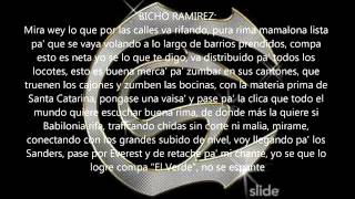 Cartel de Santa  Traficando Rimas CON LETRA 2013 [upl. by Coward628]