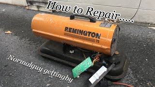 How to Fix a Kerosene Torpedo Heater that is Not working [upl. by Weylin]