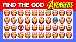 Find the ODD One Out  Avengers Edition 🦸‍♂️🦸‍♀️ 30 superhero levels  Easy Medium Hard [upl. by Sherfield]